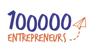 Logo 100000 entrepreneurs, partenaire événement de Bouge ta Boite