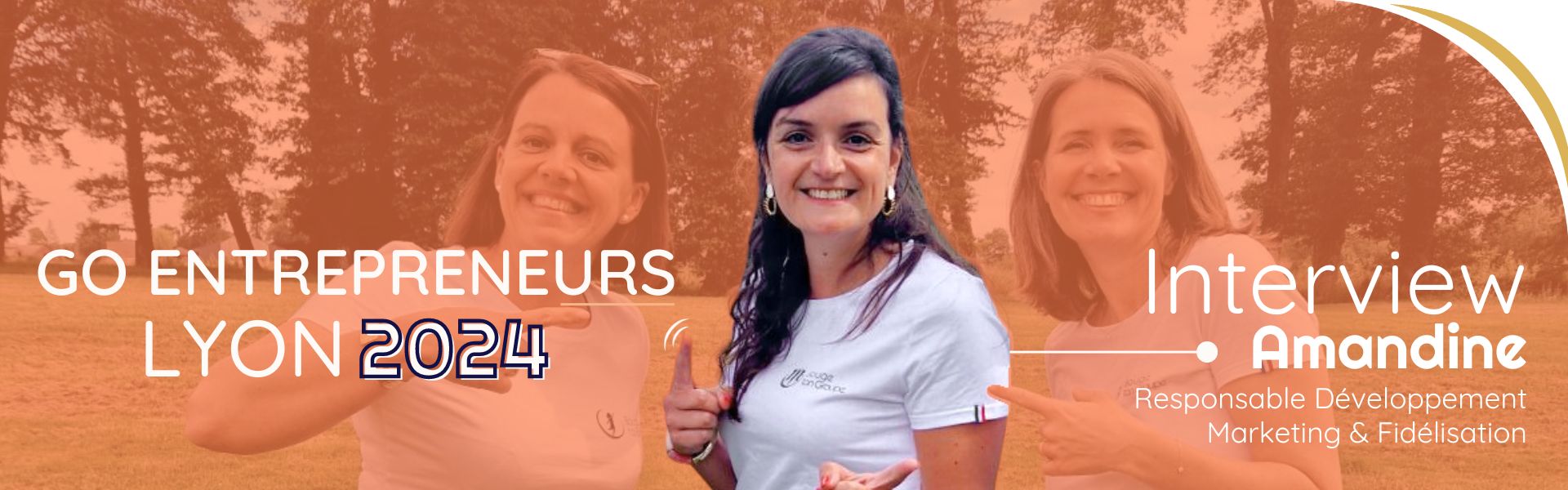 Interview d'Amandine JOSSE au sujet de Go Entrepreneurs 2024. Amandine est Responsable Développement Marketing & Fidélisation chez Bouge ta Boite.